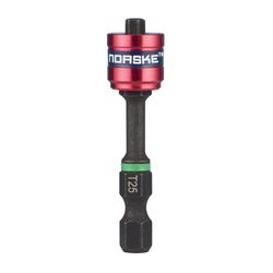 Norske Torx T25 X 3 in. L Collar Screw Holder S2 Tool Steel 1 each