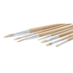 JMK Illinois Industrial Tool Straight Artist Paint Brush Set