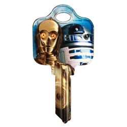 HILLMAN Star Wars Droids House/Padlock Universal Key Blank Single Multicolored
