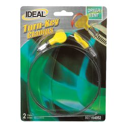 Ideal Tridon 2-1/2 in to 4-1/2 in. 64 Hose Clamp Stainless Steel Turn Key