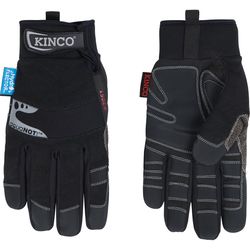 Kinco XL Synthetic Leather Winter Black Grip Gloves