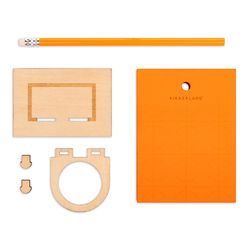 Kikkerland 2.5 in. W X 7.5 in. L Orange Note Dispenser 1 pad