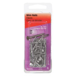 HILLMAN Anchor Wire 3/4 in. Wire Bright Steel Nail Flat Head