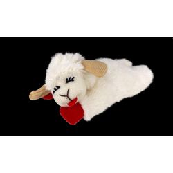 Multipet Lamb Chop For Cat White Plush Cat Toy 1 pk