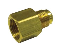 JMF Company 5/8 in. Female Flare X 1/2 in. D Male Flare Brass Reducing Adapter