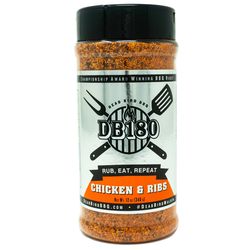 DB180 Savory / Slightly Sweet Seasoning Rub 12 oz