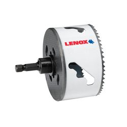 LENOX Speed Slot 3-1/2 in. Bi-Metal 1.5 in. L Hole Saw Arbor Included