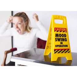 Scobie Boxer Gifts Mood Swing In Operation Desk Sign 1 pk