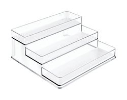 iDesign Linus 4 in. H X 9.25 in. W X 10.25 in. L Clear Spice Organizer
