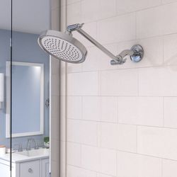 Keeney Stylewise Chrome Plastic 1 settings Adjustable Showerhead 1.8 gpm