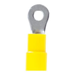 Jandorf 12-10 Ga. Insulated Wire Ring Terminal Yellow 5 pk