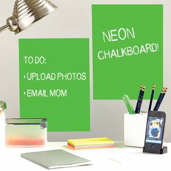 Wallies 9 in. W X 12 in. L Chalkboard Peel and Stick Wall Decal