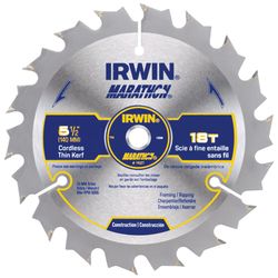 Irwin Marathon 5-1/2 in. D Carbide Circular Saw Blade 18 teeth 1 pk