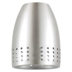 Westinghouse Cylindrical Brushed Nickel Metal Fan/Fixture Shade 1 pk