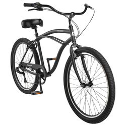 Retrospec Chatham Plus 7 speed Men 26 in. D Cruiser Bicycle Matte Black