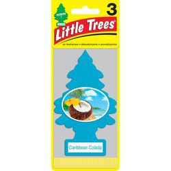 Little Trees Caribbean Colada Scent Car Air Freshener Solid