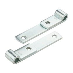 National Hardware 1-1/4 in. W X 6-1/4 in. L Zinc Plated Steel Strap Hinge 2 pk