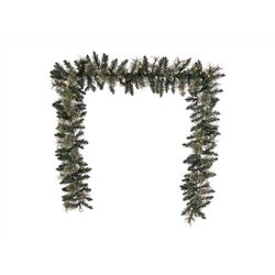 Celebrations 9 ft. L LED Prelit Multicolored Mixed Pine Garland
