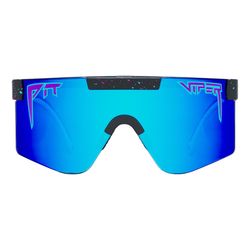 Pit Viper Sunglasses Unisex Black Frame Blue Lens