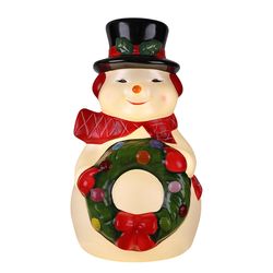 Mr. Christmas LED Warm White Nostalgic Snowman 24 in. Blow Mold