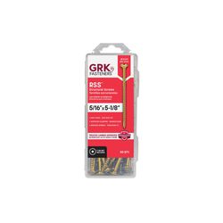 GRK Fasteners 5/16 in. in. X 5-1/8 in. L Star Hex Head W-Cut Structural Screws