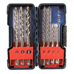 Bosch Bulldog Assorted Steel SDS-plus Drill Bit Set SDS-Plus Shank 7 pc