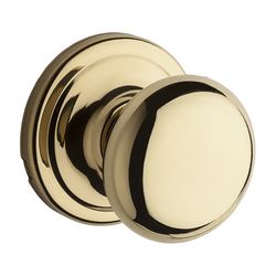 Kwikset Signature Series Hancock Polished Brass Passage Knob 1-3/4 in.