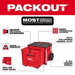 PACKOUT Rolling Drawer w 2-Drawer and 3-Drawer Tool Box 3PC Stack