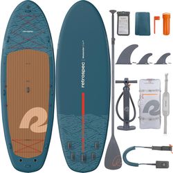 Retrospec PVC Inflatable Blue Aegean Tide Paddleboard
