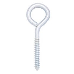 Hampton 7/16 in. X 5-1/4 in. L Zinc-Plated Steel Lag Thread Eyebolt