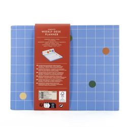 Kikkerland Inkerie 9 in. H X 11 in. W X 1 in. D Magnetic Desktop Organizer Blue