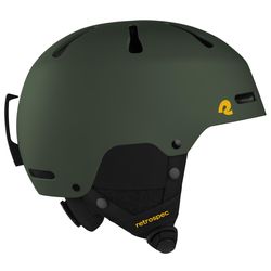 Retrospec Comstock Matte Forest Green ABS/Polycarbonate Snowboard Helmet Adult L