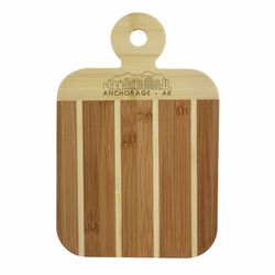 Totally Bamboo 9 in. L X 6 in. W X 0.5 in. Bamboo Serving & Cutting Board