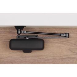 Brinks Residential Matte Black Steel Hydraulic Door Closer