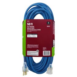 Ace Outdoor 50 ft. L Blue Extension Cord 16/3 SJOW