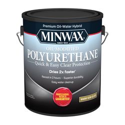 Minwax Water Based Oil-Modified Semi-Gloss Clear Polyurethane 1 gal