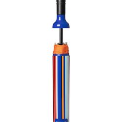 Vinrella Multicolored Spirited Stripes 38 in. D Umbrella