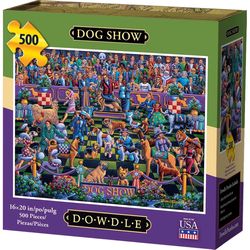 Dowdle Dog Show Personal Puzzle Cardboard/Paper Multicolored 500 pc