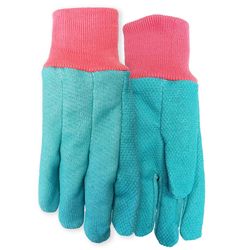 Midwest Quality Gloves Youth Blue/Pink Gardening Gloves