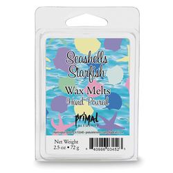 Primal Elements White Seashells and Starfish Scent Wax Cubes