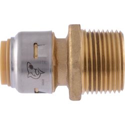 SharkBite Push to Connect 1/2 in. Male each X 3/4 in. D MPT Brass Connector