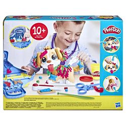 Hasbro Play-Doh Care N Carry Vet Play Set Multicolored 10 pc