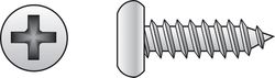 HILLMAN No. 14 Ga. X 3/4 in. L Phillips Pan Head Sheet Metal Screws 100 pk