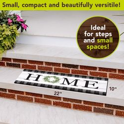 Briarwood Lane 22 in. W X 10 in. L Multi-Color Rubber Door Mat