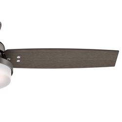 Hunter Sentinel 52 in. Brushed Slate LED Indoor Ceiling Fan