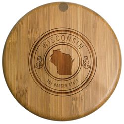 Totally Bamboo Wisconsin State 6 oz Brown Salt Box 1 pk