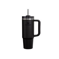 Stanley The Quencher H2.0 FlowState 30 oz Black BPA Free Double-wall Vacuum Insulated Tumbler