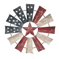 Alpine Assorted Metal 23.35 in. H Wall Hanging Decor