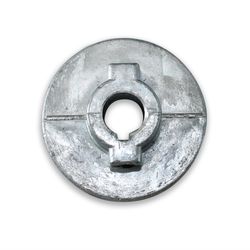 Chicago Die Cast 4 in. D X 3/4 in. D Zinc Single V-Grooved Pulley