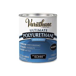 Varathane Ultimate Gloss Crystal Clear Water-Based Polyurethane 1 qt